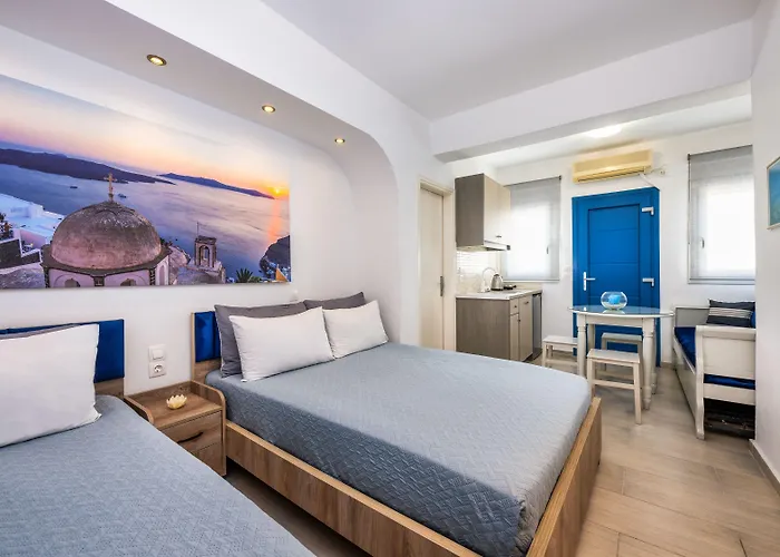 Lägenhetshotell Honeymoon Perivolos (Santorini)